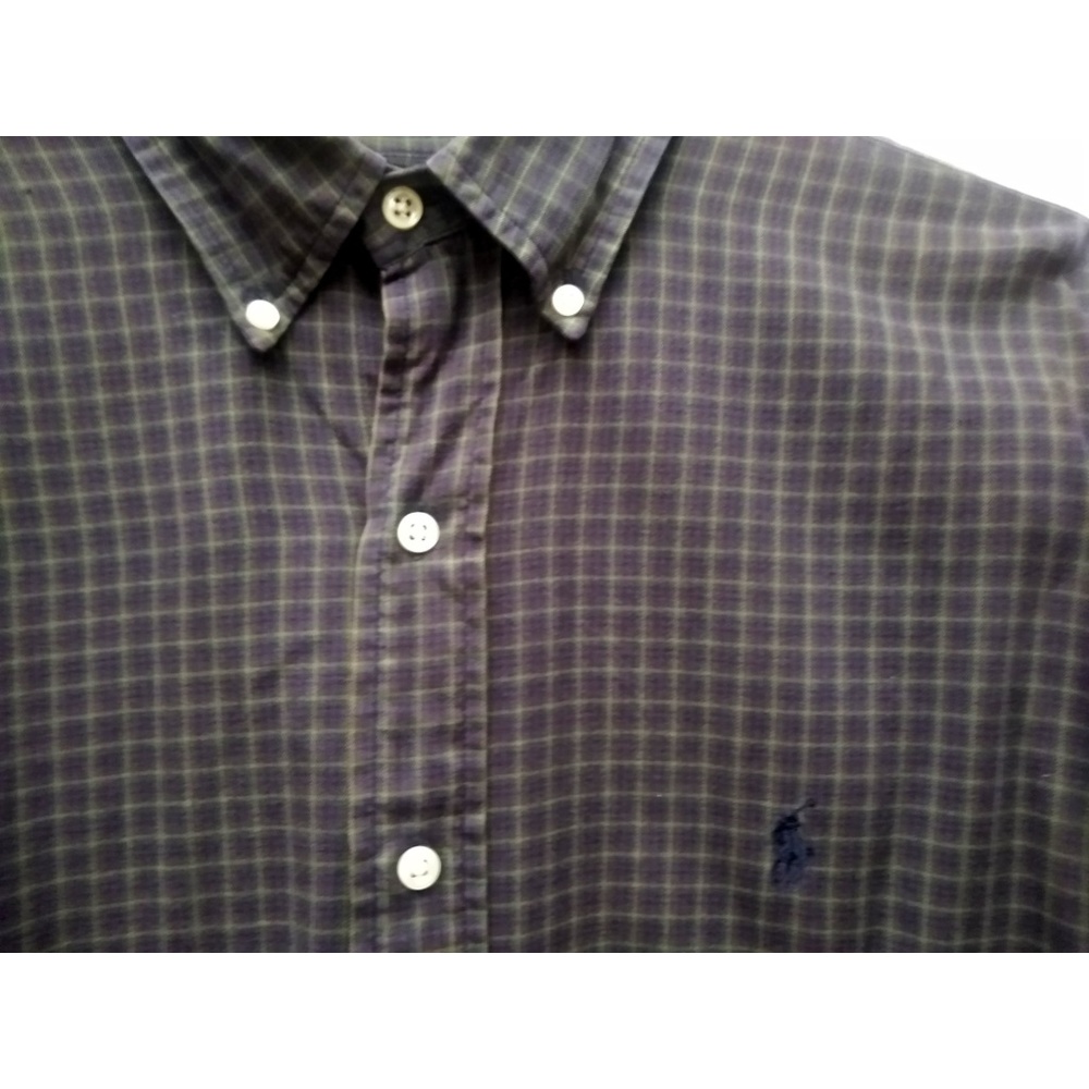 Ralph Lauren Blake Plaid Button Down Shirt L